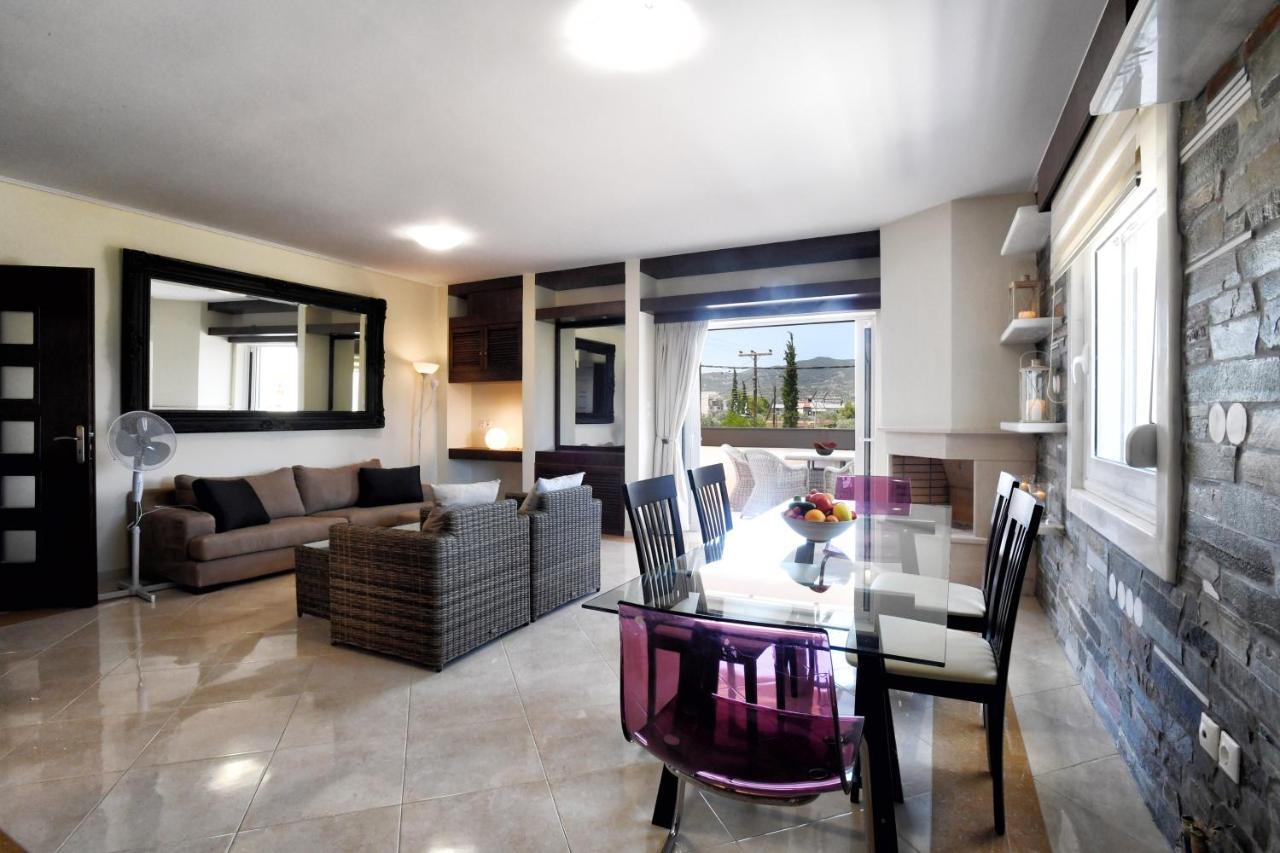 Livas Almyri Seafront Flat Apartment Като Алмири Екстериор снимка